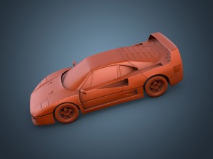 ferrari f40 Modelo 3D