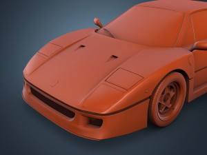 ferrari f40 Modelo 3D