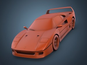 ferrari f40 Modelo 3D