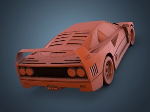 ferrari f40 Modelo 3D