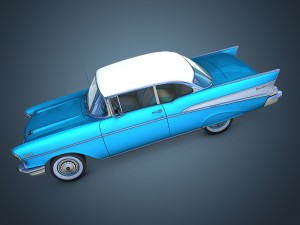 chevrolet bel air 1957 Modèle 3D
