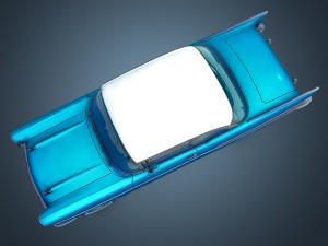 chevrolet bel air 1957 Modèle 3D