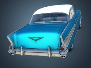 chevrolet bel air 1957 Modèle 3D