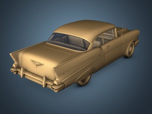chevrolet bel air 1957 Modèle 3D