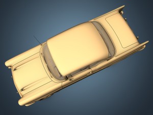 chevrolet bel air 1957 Modèle 3D