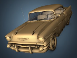 chevrolet bel air 1957 Modèle 3D