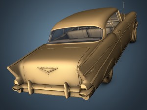 chevrolet bel air 1957 Modèle 3D