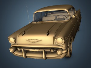 chevrolet bel air 1957 Modèle 3D