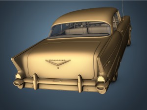 chevrolet bel air 1957 Modèle 3D