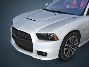 dodge charger srt8 2012 3D Model