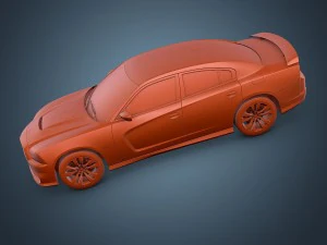 dodge charger srt8 2012 3D Model