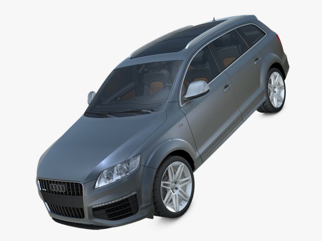audi q7 3D Model .c4d .max .obj .3ds .fbx .stl .blend 