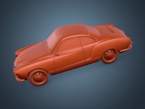 volkswagen karmann ghia 3D मॉडल