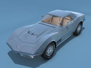 chevrolet corvette c3 3D Model