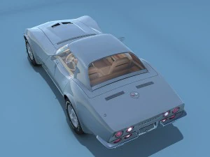 chevrolet corvette c3 3D Model