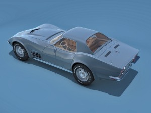 chevrolet corvette c3 Modelo 3D