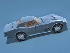 chevrolet corvette c3 3D Model