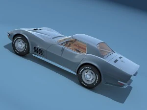 chevrolet corvette c3 3D Model