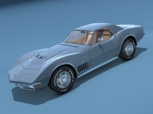 chevrolet corvette c3 Modelo 3D