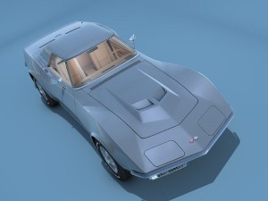 chevrolet corvette c3 Modelo 3D