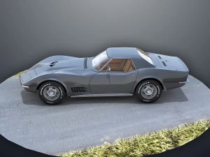 chevrolet corvette c3 3D Model