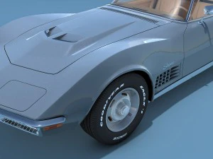 chevrolet corvette c3 3D Model
