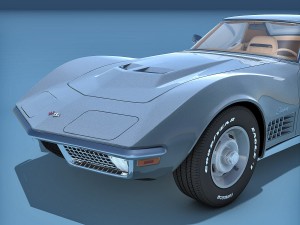 chevrolet corvette c3 Modelo 3D