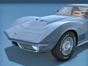 chevrolet corvette c3 3D Model