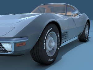 chevrolet corvette c3 Modelo 3D