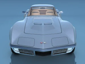 chevrolet corvette c3 3D Model