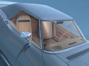 chevrolet corvette c3 3D Model