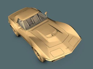 chevrolet corvette c3 3D Model