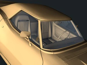 chevrolet corvette c3 3D Model