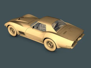 chevrolet corvette c3 3D Model