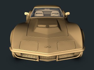 chevrolet corvette c3 Modelo 3D