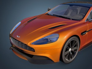 aston martin vanquish 3D Модель