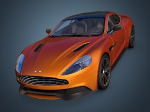 aston martin vanquish 3D Модель