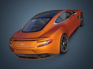 aston martin vanquish 3D Модель