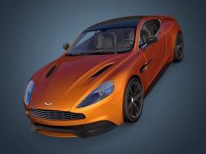 aston martin vanquish 3D Модель