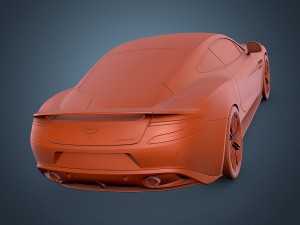 aston martin vanquish 3D Модель