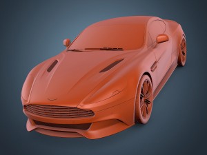 aston martin vanquish 3D Модель