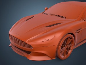 aston martin vanquish 3D Модель