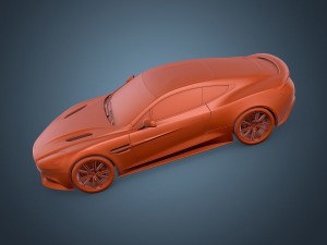aston martin vanquish 3D Модель