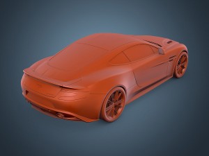 aston martin vanquish 3D Модель