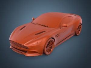aston martin vanquish 3D Модель