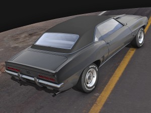 chevrolet camaro ss 1969 3D मॉडल