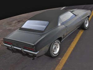 chevrolet camaro ss 1969 3D Model