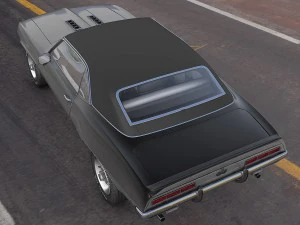 chevrolet camaro ss 1969 3D Model