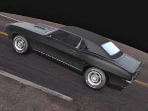 chevrolet camaro ss 1969 3D मॉडल