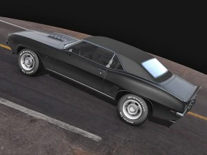 chevrolet camaro ss 1969 3D Model